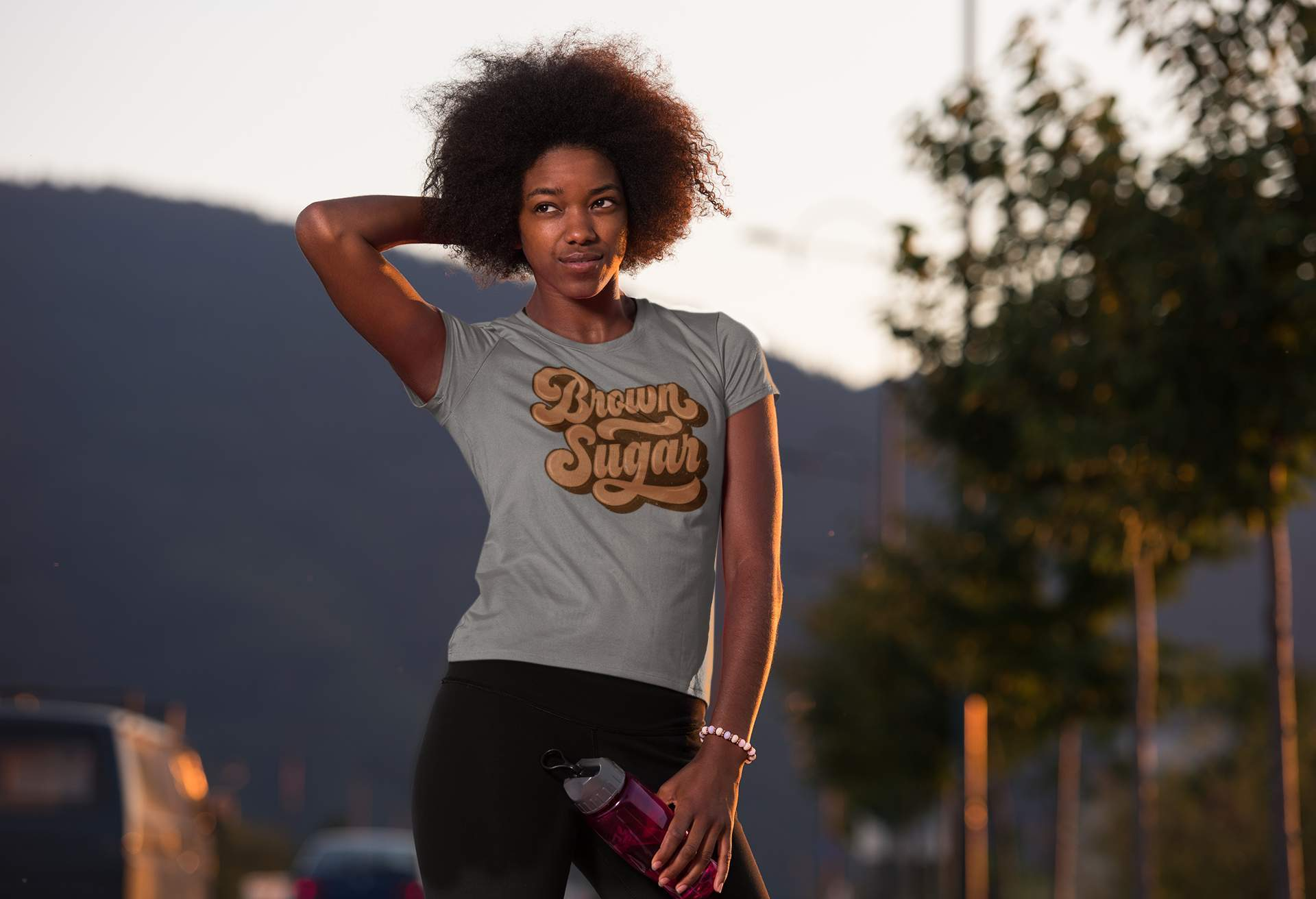 Brown Sugar  Graphic T-Shirt For Women