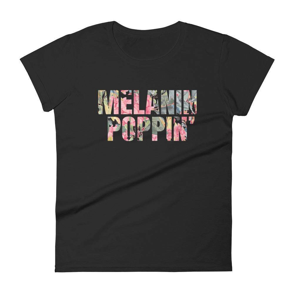 Melanin Poppin Graphic T-Shirt For Women