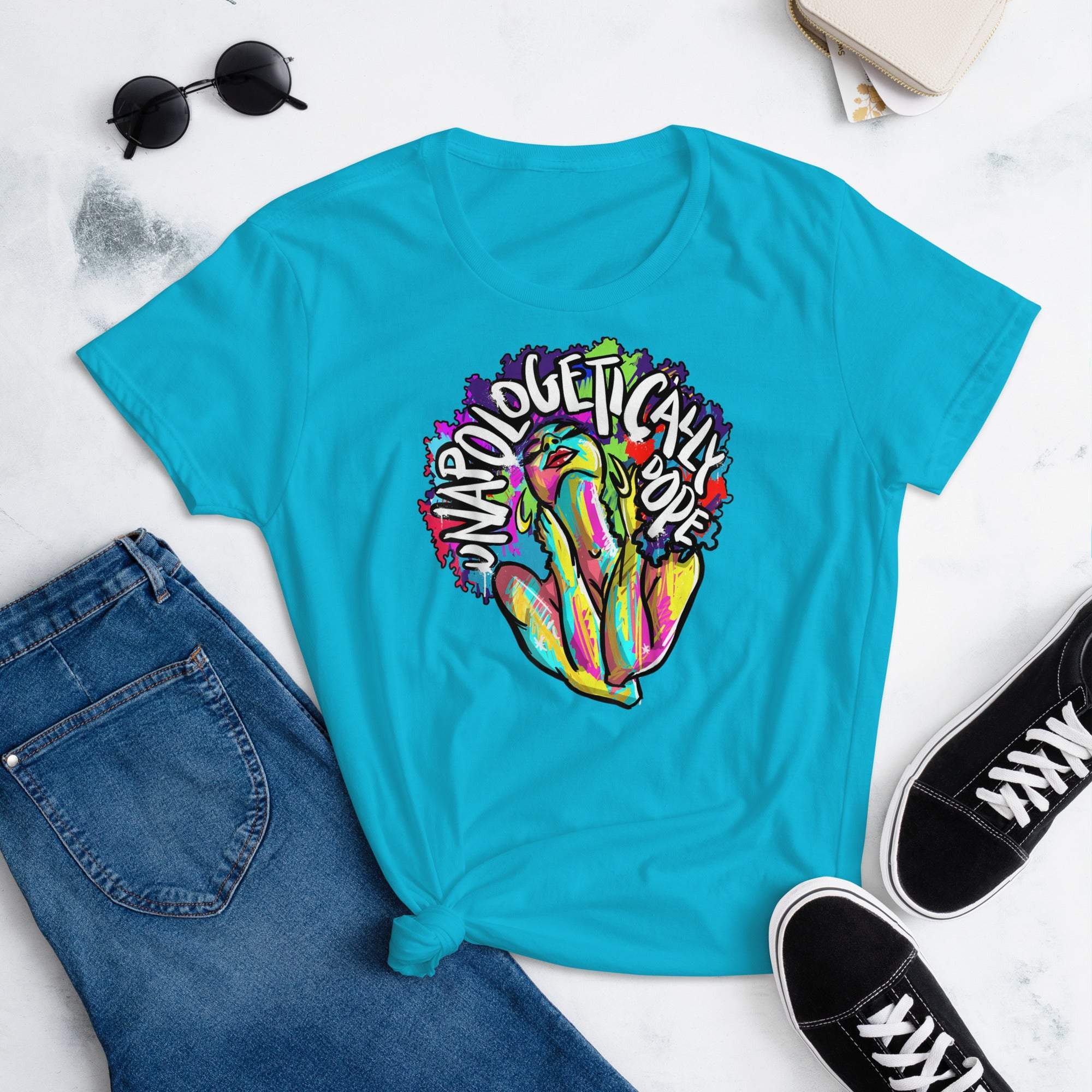 Unapologetically Dope Graphic T-Shirt For Women