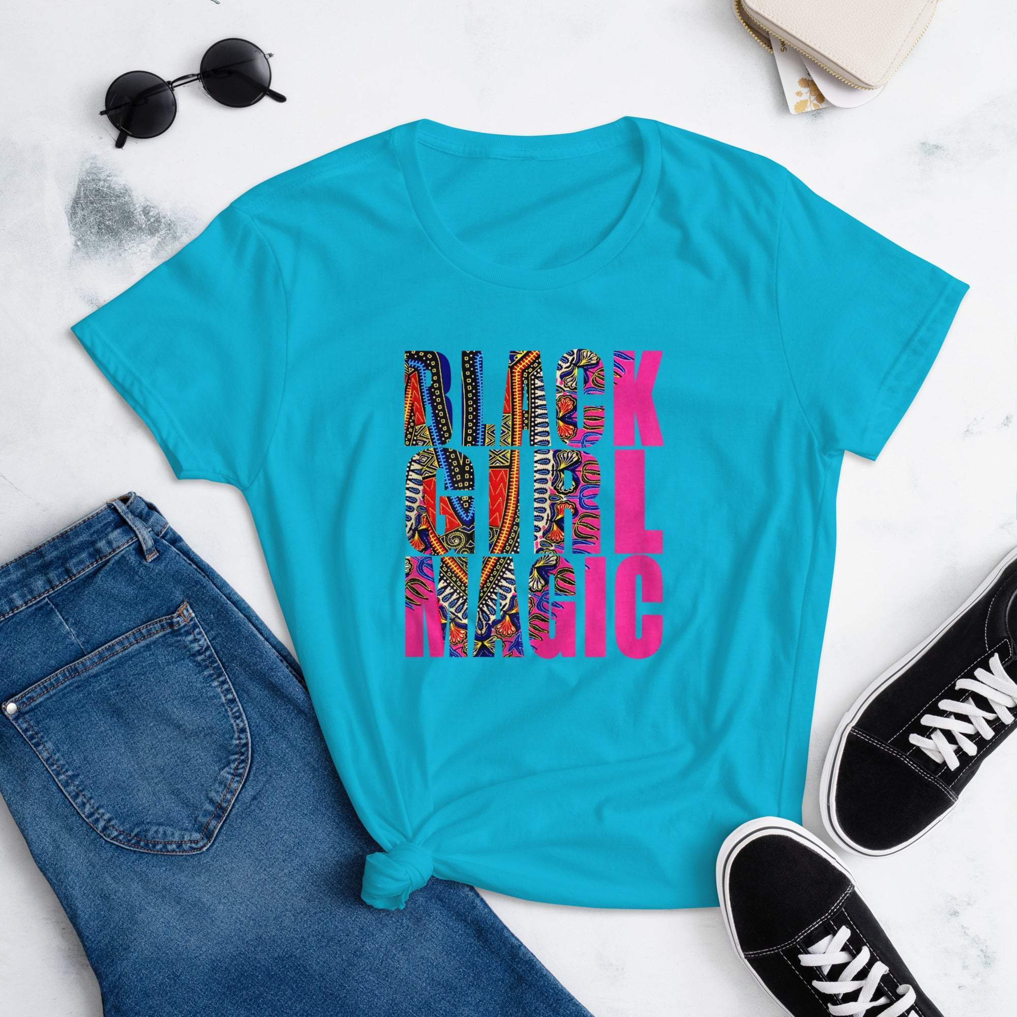 Black Girl Magic Graphic T-Shirt For  Women