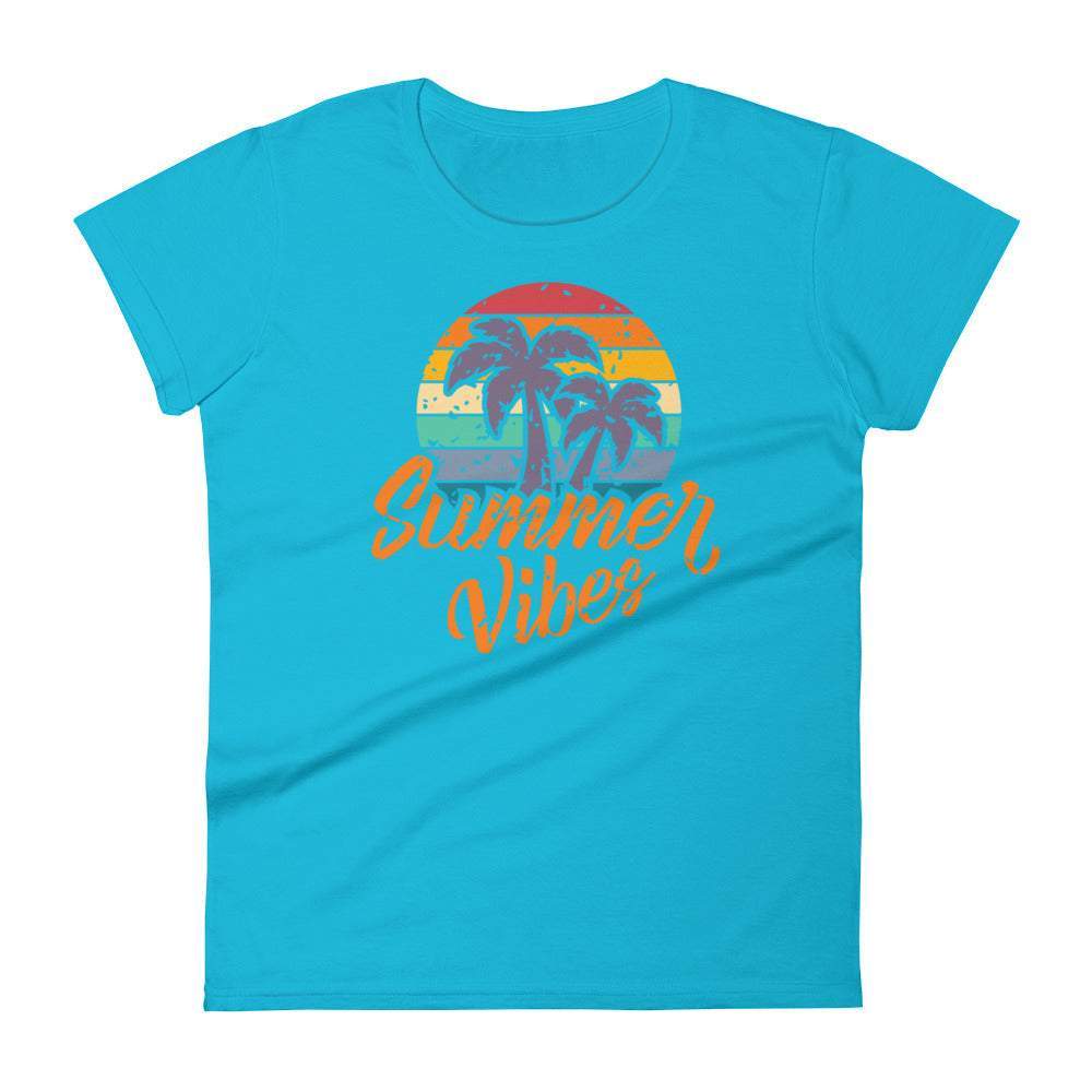 Summer Vibes Graphic T-Shirt For Women