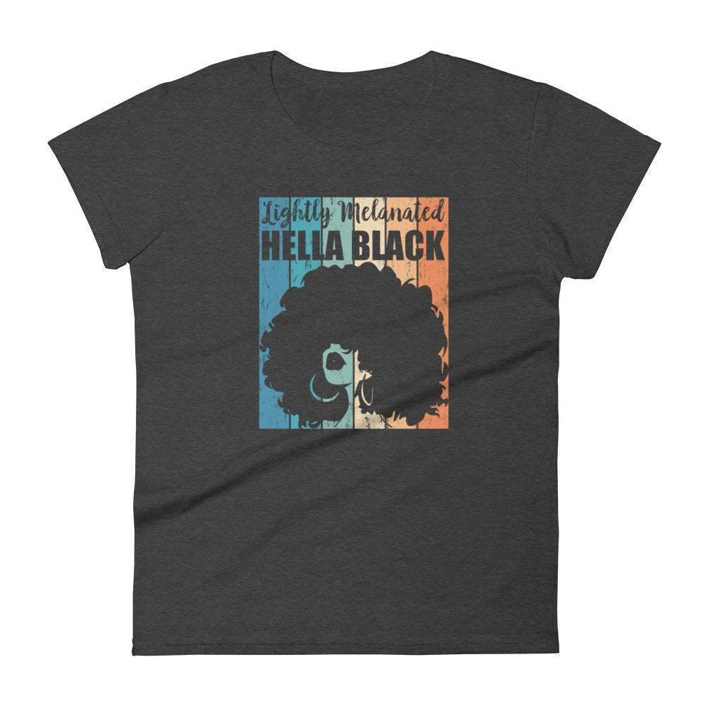 Hella Black  Graphic T-Shirt For Women