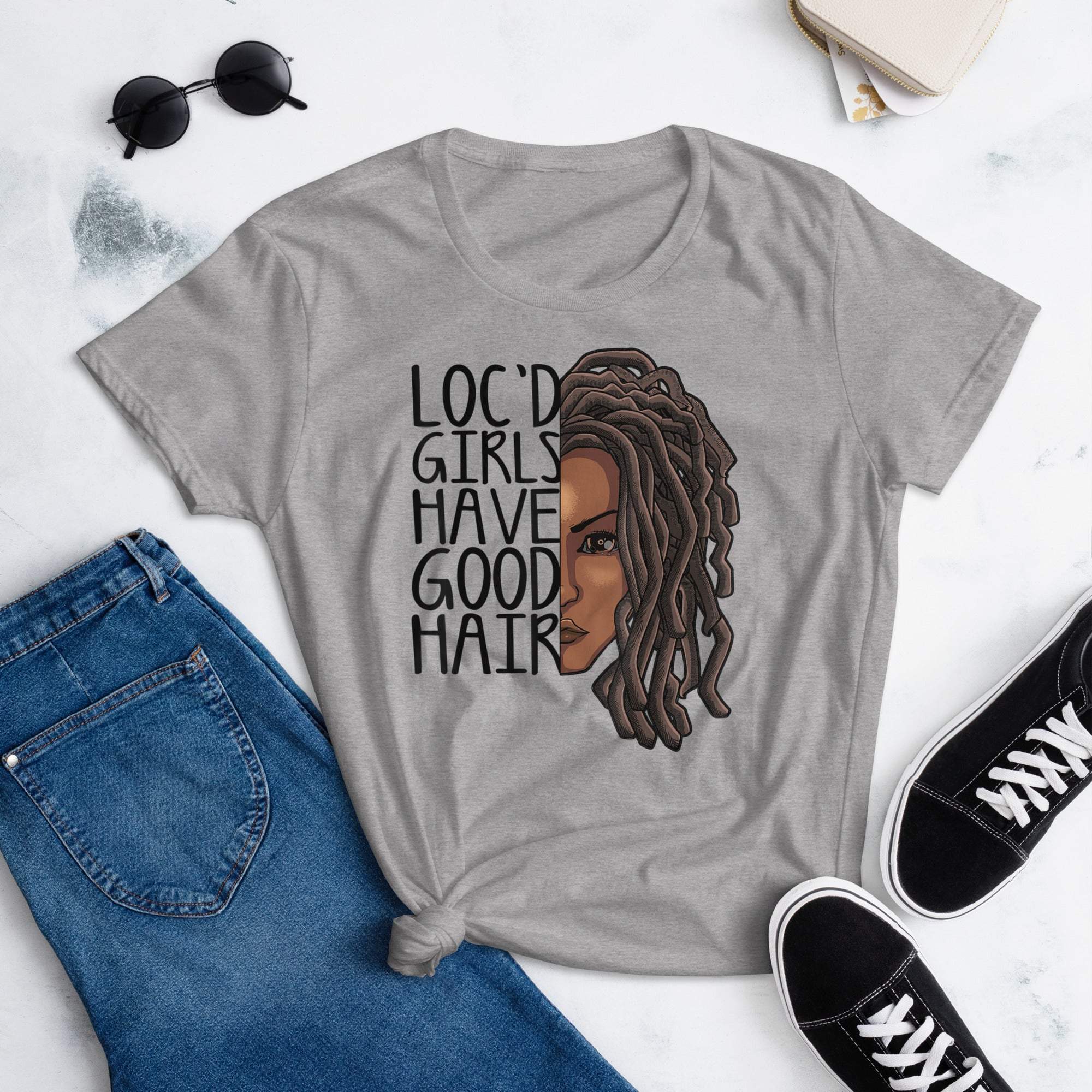 Loc'd Girls Graphic T-Shirt For Women