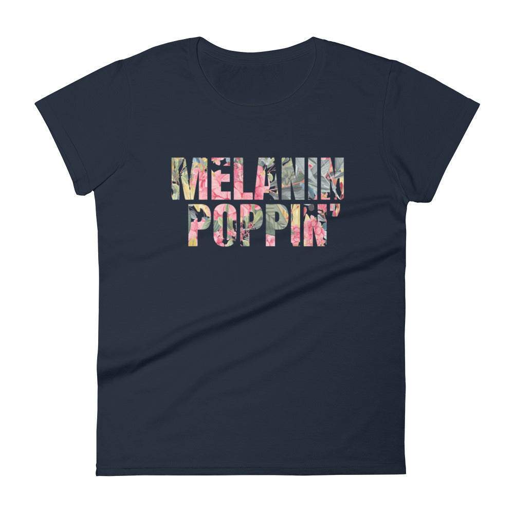Melanin Poppin Graphic T-Shirt For Women