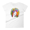 Abstract Afro Graphic T-Shirt For Women